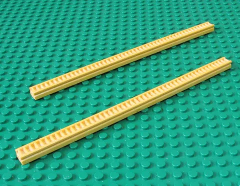 LEGO Technic Rack 2 Yellow Pieces 20 Length Set