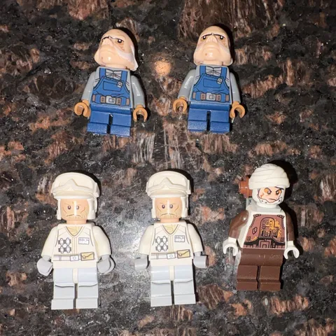 LEGO Star Wars Hoth Rebel Trooper Minifigure Lot of 5 (5 Pieces)