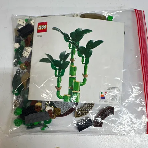 LEGO Icons Botanical Collection Bamboo Set 10344 with Manual
