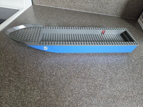 Lego CITY 7287 Unitary Boat Hull & Deck Blue Police Ship