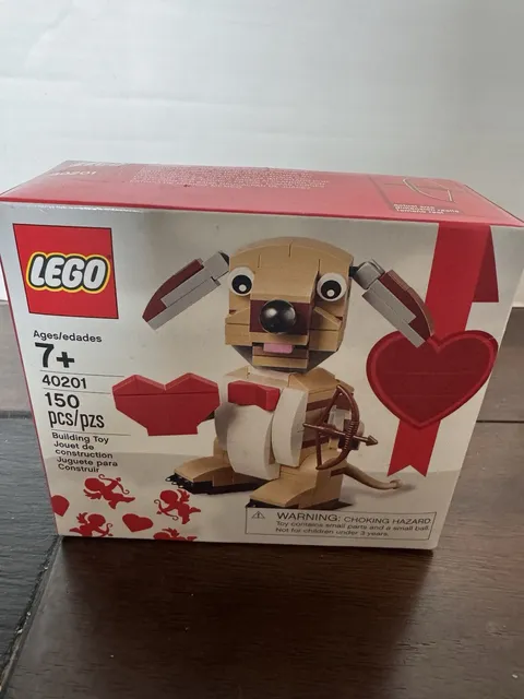 LEGO 40201 Valentine Dog NEW Sealed Retired Seasonal Valentine’s Day Set