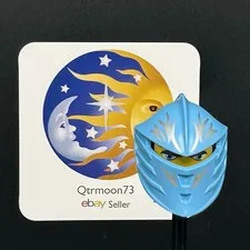 LEGO Brand KNIGHTS KINGDOM Large Figure JAYKO Visor PART ~47471pb01~ MED BLUE x1
