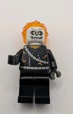 LEGO Ghost Rider Johnny Blaze White Head Minifigure 76058 Super Heroes sh267