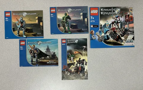 Lego Knights Kingdom Manual Lot No Bricks 8779, 8864, 8783, 8784, 8809