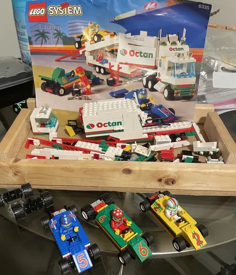 Lego Classic Town Race Indy Transport 6335 (1996) Uncounted See Photos