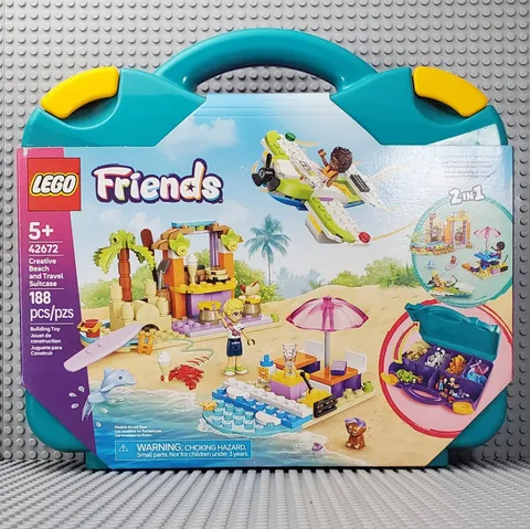 NEW - LEGO - 42672 Creative Beach and Travel Suitcase - Retired - Ships Fast!