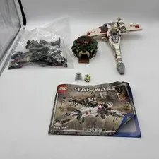 LEGO Star Wars: X-Wing Fighter (4502) W Mini figures And Hut Incomplete