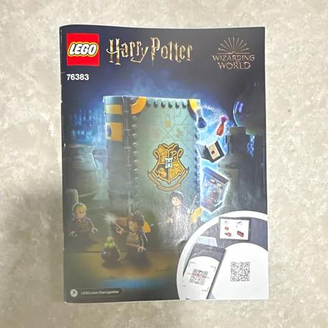 LEGO Harry Potter 76383 Hogwarts Moment Potions Class Manual Booklet EN/FR