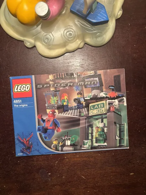 LEGO Spider-Man The Origins 4851 Illustrated Instruction Manual Booklet English