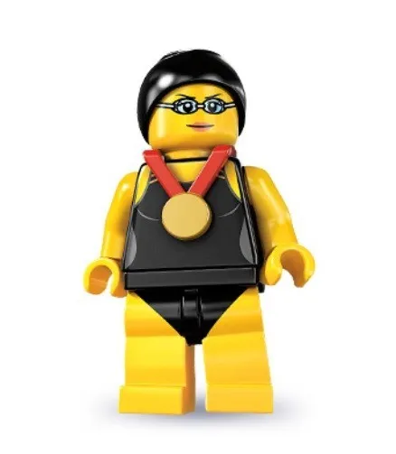 LEGO Swimming Champion Minifigure 8831 Series 7 New Sealed