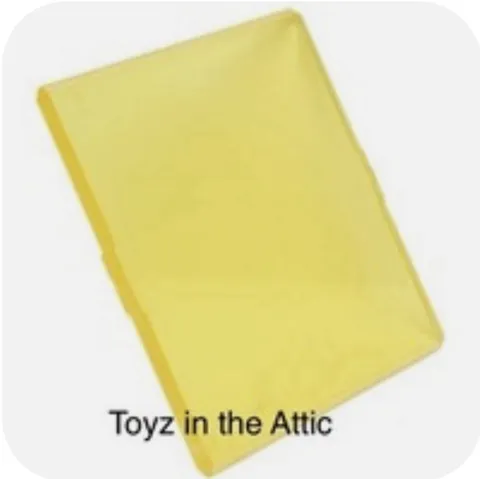 Lego 1x 4448 Trans-Yellow Glass Window 4 x 4 x 3 Roof Fn+ Minor Scratches Space