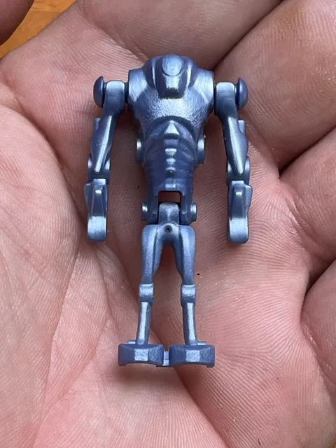 Lego Star Wars Super Battle Droid Pearl Sand Blue Minifigure (100% Lego ) SW0056