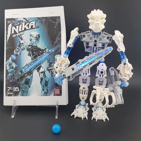 LEGO BIONICLE: Toa Inika TOA MATORO (8732 ) Complete except only 1 Zamor