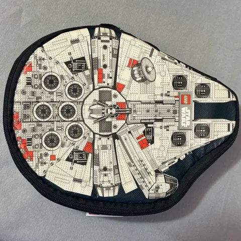 Lego Star Wars Millennium Falcon Minifigure Zippered Storage Bag Carrying Case