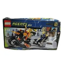 Lego 8967 Agents 2.0 Gold's Tooth Getaway Retired NEW Damaged Box