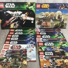 Lot of 19 LEGO Star Wars Instruction Manuals ~ No Bricks Included