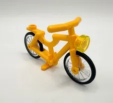 Lego Vehicle Yellow Bike Bicycle
