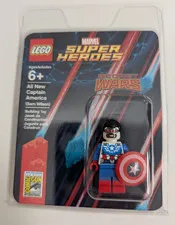 Lego Marvel Super Heroes Secret Wars Captain America (Sam Wilson) SDCC 2015 New