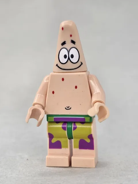 LEGO Patrick Minifigure bob002 3827 Spongebob Squarepants 3d