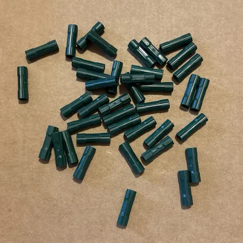 Lot of 40 LEGO 26287 42195 Parts Dark Green Technic, Axle Connector 3L