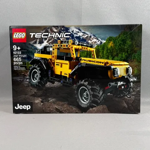 Lego #42122 Jeep Wrangler Rubicon Technic Retired Brand New Factory Sealed