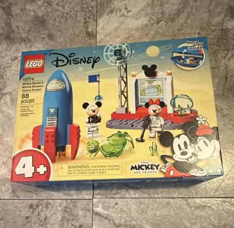 LEGO Disney Mickey and Friends Space Rocket 10774 88 pcs Box Mickey 4+
