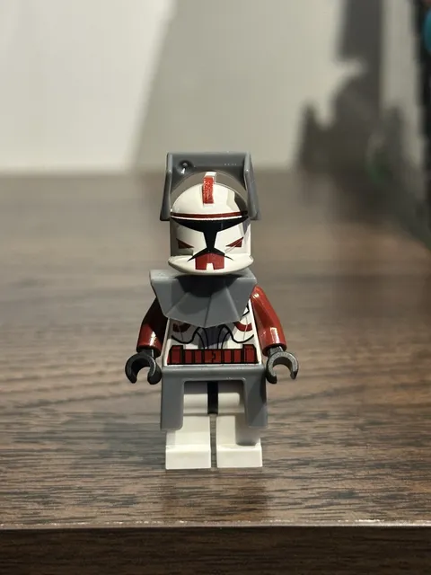 LEGO Star Wars The Clone Wars Commander Fox Phase 1 Minifigute Sw0202a 7681 Rare
