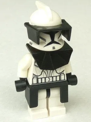 LEGO® Minifigure Star Wars sw0223 Clone Trooper (Phase 1) Black Visor Pauldron a