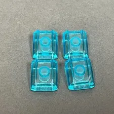 Lego 47904 30602 Transparent Blue Replacement Parts Pieces Lot of 4