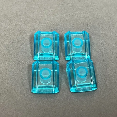 Lego 47904 30602 Transparent Blue Replacement Parts Pieces Lot of 4