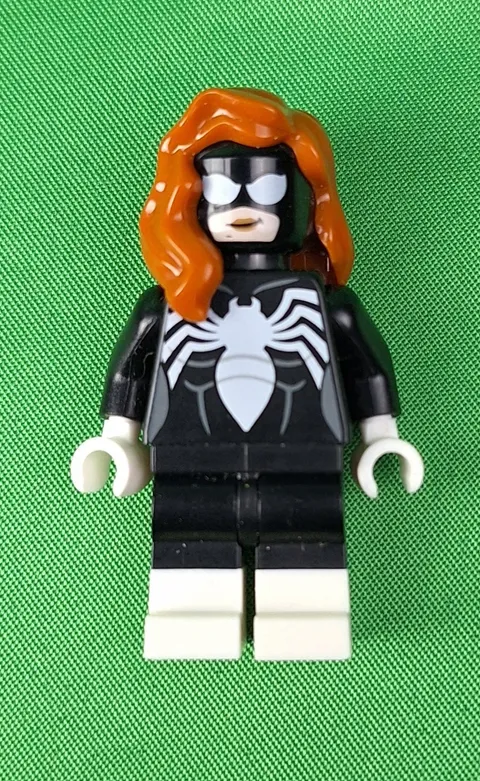 Lego Spider-Woman Julia Carpenter Minifig sh1027 Spider-man Vs. Venom Muscle Car
