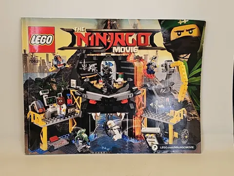 LEGO Ninjago Movie 70631 Volcano Lair Instructions Book Booklet Manual ONLY
