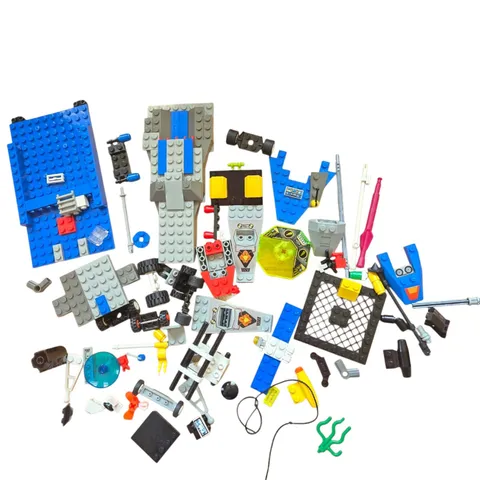 Vintage Lego Elements Including Parts from 1997 UFO Sub Theme Vehicle Chassis