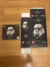 LEGO Star Wars Storm Trooper Helmet 75276 Box & Manual - EMPTY BOX