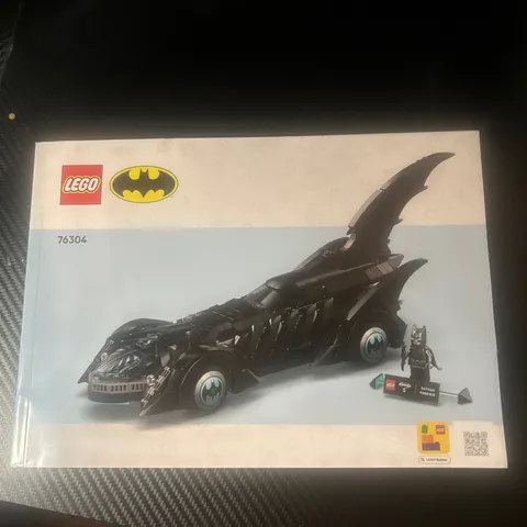 76304 LEGO Batman INSTRUCTION Book Only Batman Forever Batmobile 