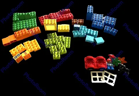 *Lego Duplo All In One Box Of Fun #10572 Complete 65 Pcs. Retired 2014 CLEAN*