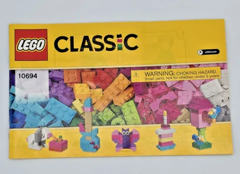 LEGO 10694 Classic Creative Supplement Bright Instructions Manual Only 2015