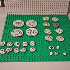 LEGO Technic Gray Gears Bulk Lot Of 28.