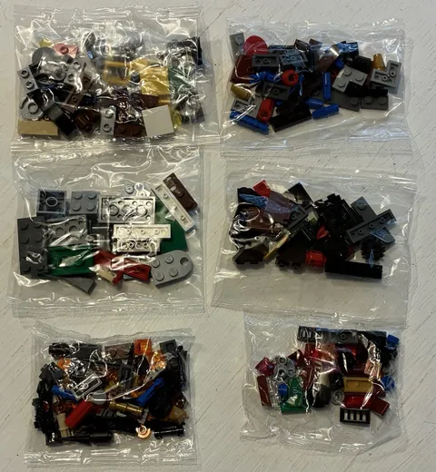6- Legos Factory Sealed Bags