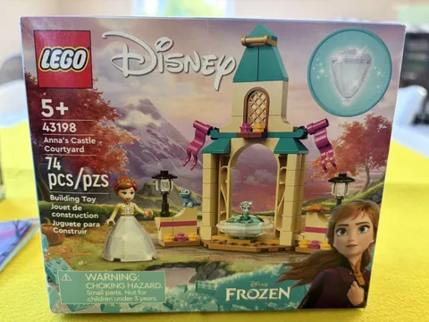 LEGO Disney Princess Anna's Castle Courtyard (43198) 74 PCS, used, complete