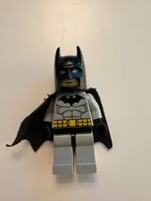 RARE VINTAGE LEGO Batman DC | Batman (Light Bluish Gray Suit) - Item No: bat001