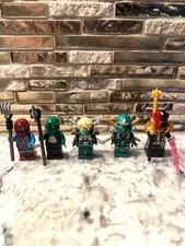 Ninjago Nya & Lloyd Airjitzu Overlord Custom Lego Minifigure 70590 Lot of 5!🔥