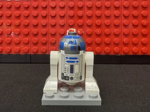 LEGO Star Wars R2-D2 Minifigure Flat Silver Head Astromech Droid SW0512