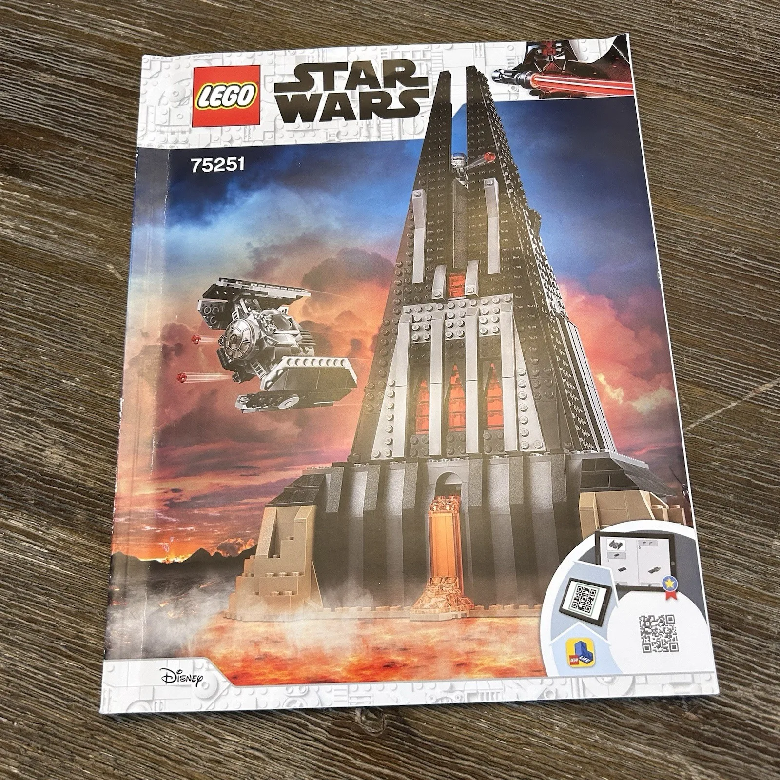 Lego Star Wars 75251 Darth Vader's Castle - Instruction Manual ONLY