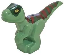 LEGO Animal Green Baby Velociraptor Dinosaur Jurassic World Minifigure 76945