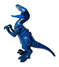 The LEGO Movie 2 Dark Blue Velociraptor Raptor Dinosaur Minifigure 70826 70835