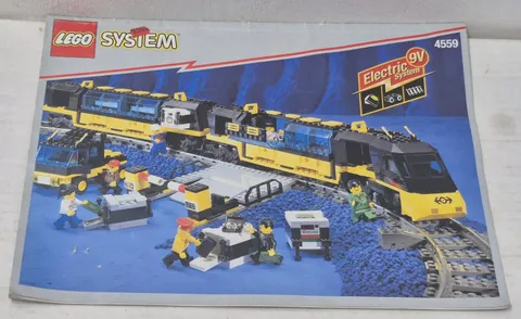 Vintage Lego Systems Electric Train System #4559 Instruction Manual Only Booklet