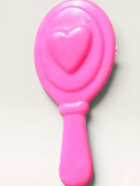 PINK Brush Heart Hairbrush My little Pony Barbie Doll replacement Clone Bratz