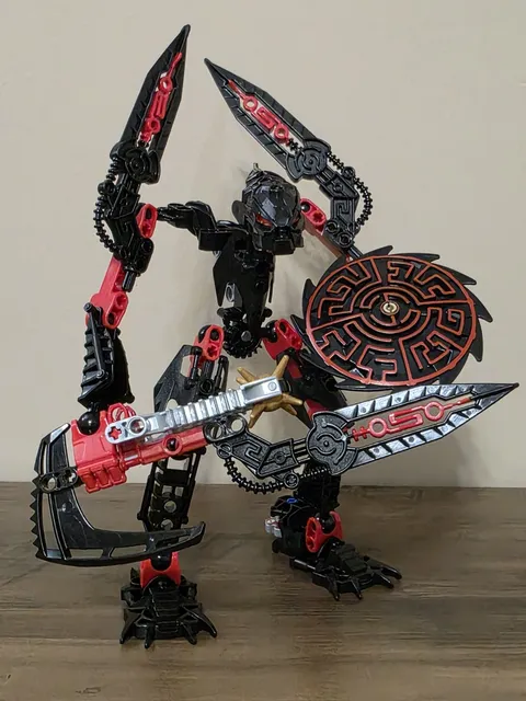 LEGO BIONICLE: Glatorian - Skrall (8978) 100% Complete W/ Thornax Sphere