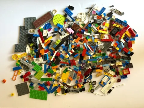 Lot #10 of assorted LEGO Bricks Pieces City Friends Specialty Pieces Motorcycle